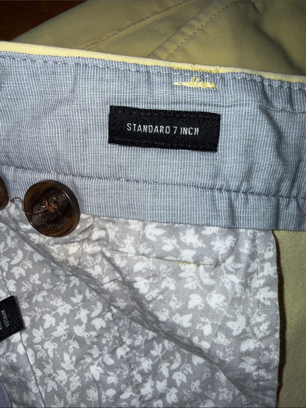 Bonobos The Chino Short 2.0 – Light Yellow – Standard Fit – 34"x7" - Picture 4 of 4
